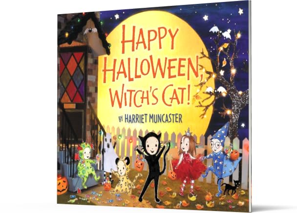 Joyeux Halloween, le chat de la sorcière ! : Un livre d'images pas trop effrayant pour les enfants (4-8 ans) sur une bonne sorcière et son chat