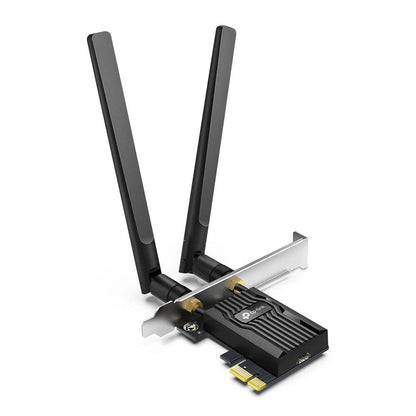 TP-Link WiFi 6 AX3000 PCIe WiFi Card Archer TX55E - Bluetooth 5.2, 802.11AX Dual Band Wireless Adapter with MU-MIMO, OFDMA, Ultra-Low Latency, Supports Windows 11, 10 (64bit) only 🍁 All In One Marketplace Canada