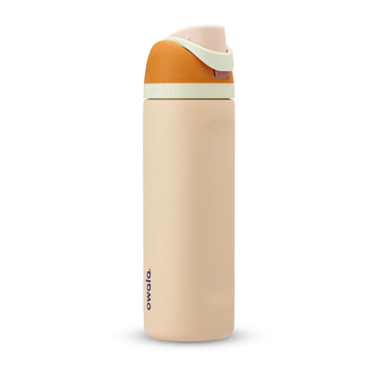 Owala FreeSip Gourde Isotherme en Acier Inoxydable avec Paille pour le Sport et les Voyages, Sans BPA, 710 ml, Water in the Desert 🍁 All In One Marketplace Canada
