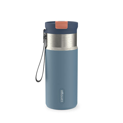 Contigo DualSip 16 oz Compact Water Bottle w/ 2-Way Lid (Drink from Straw or Spout) | Vacuum-Insulated Stainless Steel for Cold Drinks | 100% Leakproof | BPA & Lead-Free | Dishwasher Safe 🍁 All In One Marketplace Canada