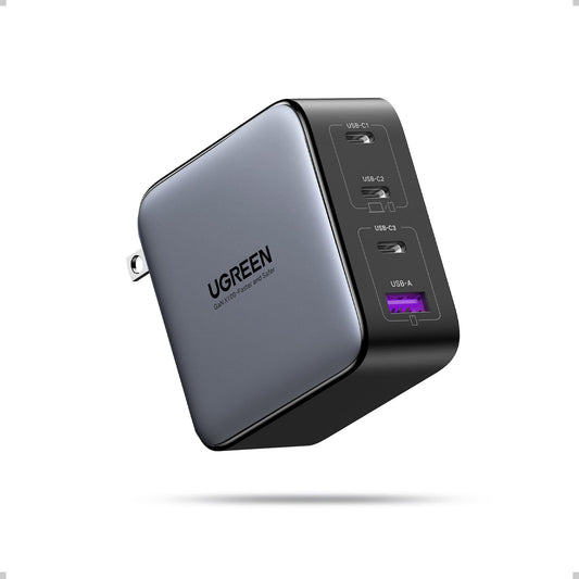 UGREEN Nexode 100W USB C Charger Block, 4-Port GaN Charger Block Fast Charger Compatible for MacBook Pro/Air, iPhone 17 Pro Max/iPhone Air, iPad Pro, Galaxy S26 S25, Pixel, Steam Deck, Black - Available at All In One Marketplace Canada