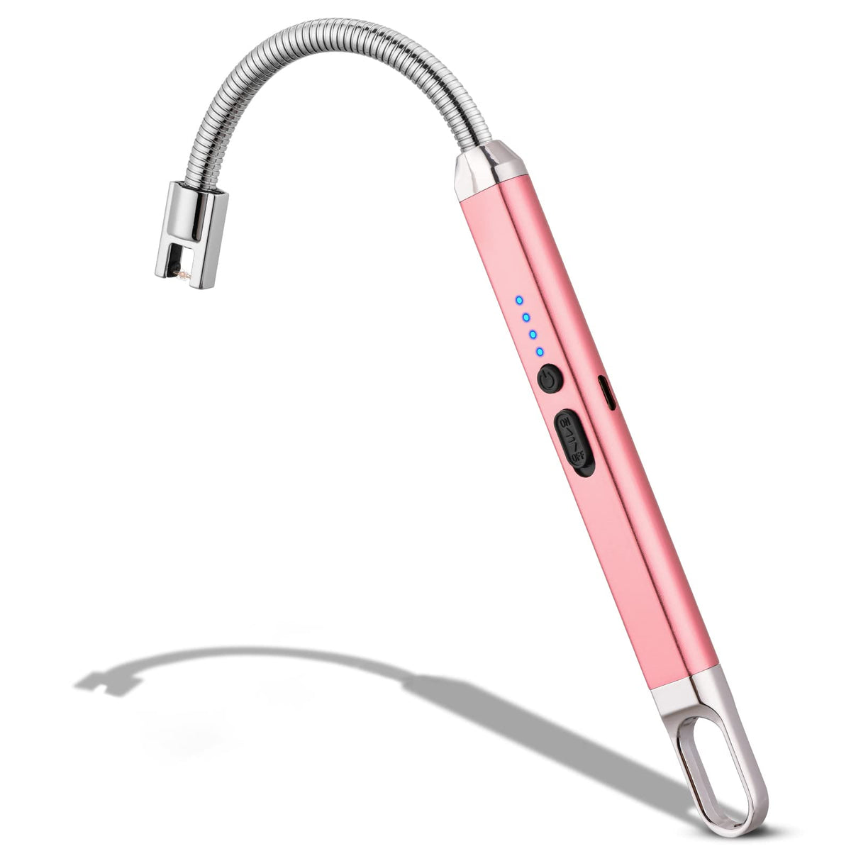 MEIRUBY Lighter Electric Candle Lighter Christmas Stocking Stuffers Gifts for Women Men Rechargeable USB Lighter Arc Lighters for Candle Camping BBQ Christmas Birthday Gifts for Men Women (Rose Gold) 🍁 All In One Marketplace Canada