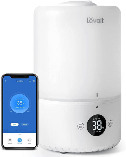Levoit Smart Humidifiers for Bedroom, Top Fill, Essential Oil Diffuser