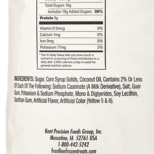 Frostline Vanilla Soft Serve Ice Cream Mix - 6 lb Bulk