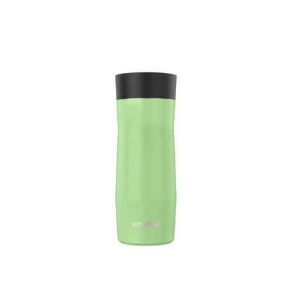 Contigo West Loop 3.0 Stainless Steel Travel Mug with Tea-Bag Hook & Spill-Proof Lid, Vacuum-Insulated Reusable Cup Coffee and Tea, 16 oz (473 mL), Cucumber - Keeps Drinks Hot up to 11 Hours 🍁 All In One Marketplace Canada