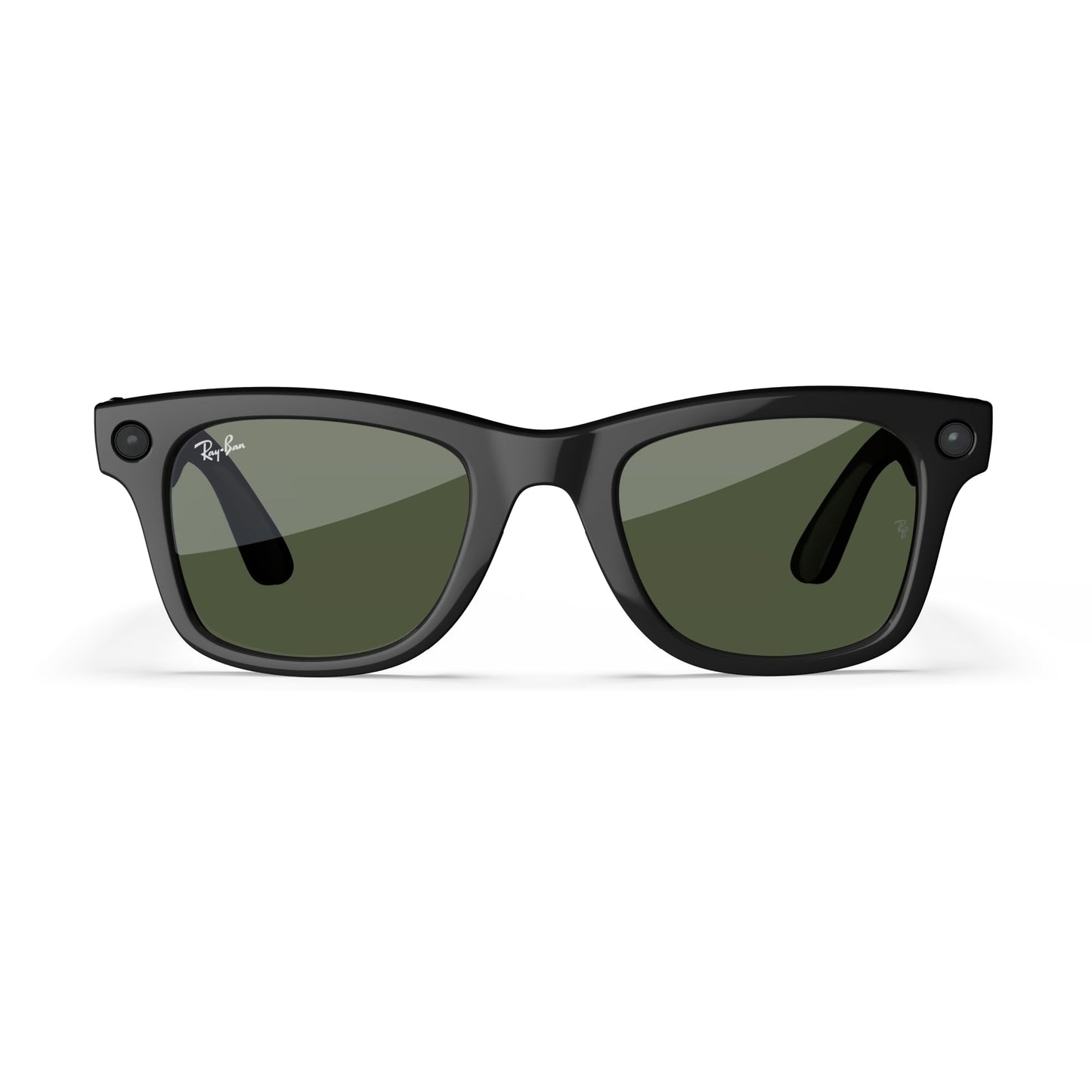 Ray-Ban Meta Glasses, Wayfarer - Shiny Black/G15 Green - Available at All In One Marketplace Canada