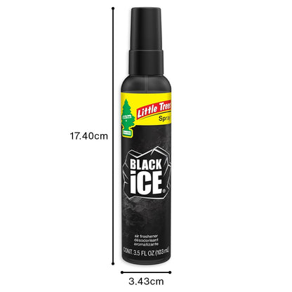 LITTLE TREES Car Air Freshener. SPRAY Provides a Long-Lasting Scent for Auto or Home. On-the-go Freshness. Black Ice, 6 Air Fresheners 🍁 All In One Marketplace Canada