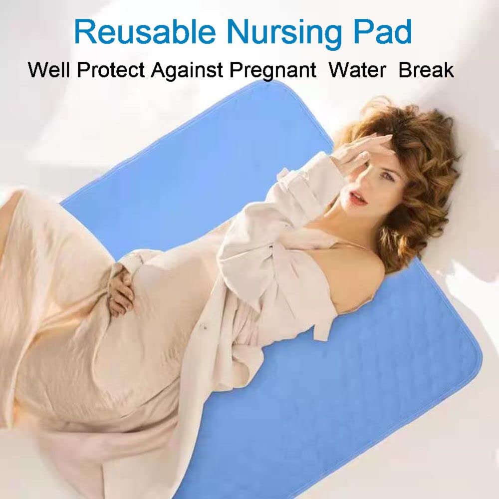 2PCS Reusable Underpads 34" x 36", Cooling Waterproof Bed Pads Washable for Incontinence Adults - Available at All In One Marketplace Canada
