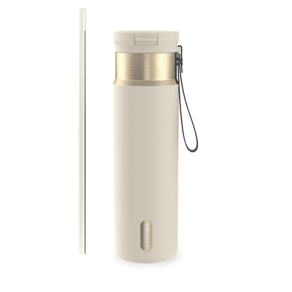 Contigo SnapSeal 24 oz Water Bottle w/Carry Strap & Reusable Straw | Vacuum-Insulated Stainless Steel for Hot & Cold Drinks | Spill-Proof Lid | BPA & Lead-Free | Dishwasher Safe 🍁 All In One Marketplace Canada
