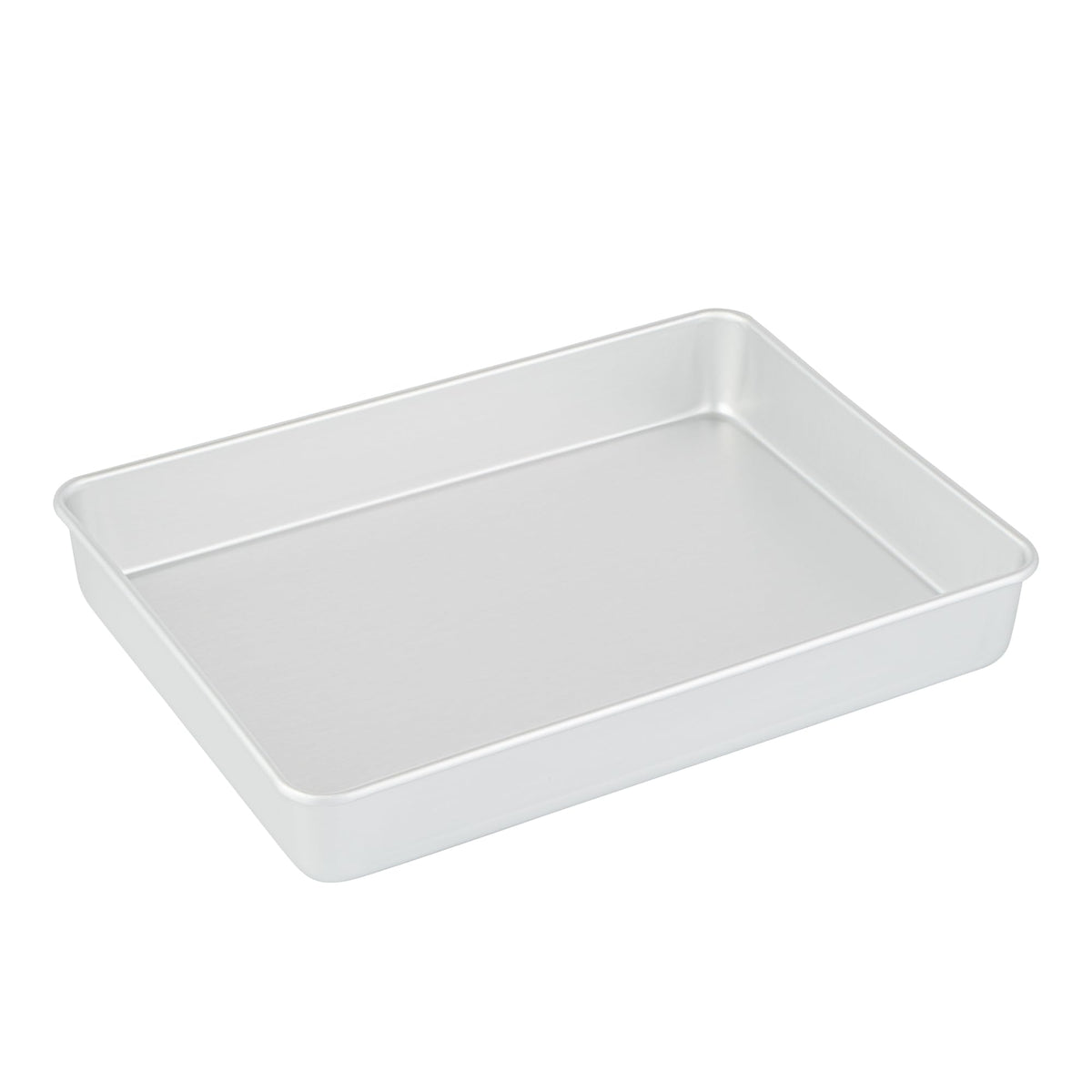 Restaurantware-Met Lux 13 x 9 x 2 Inch Straight-Sided Baking Tin, 1 Rectangular Cake Pan - Oven-Ready, Freezable, Anodized Aluminum Baking Sheet Cake Pan, Greaseproof, for Birthday