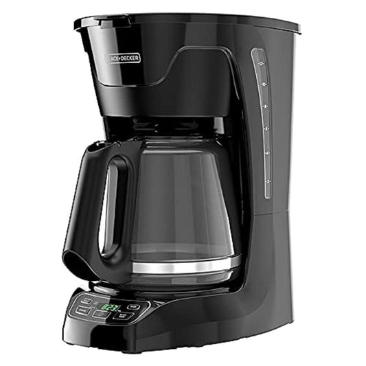 BLACK+DECKER Programmable Digital Coffeemaker,12-Cup Coffee Machine, Black - Available at All In One Marketplace Canada