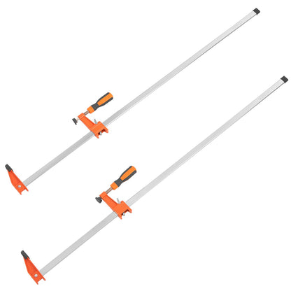 VEVOR Bar Clamps for Woodworking, 2-Pack 36" Clamp, Quick-Change F Clamp with 600 lbs Load Limit, 2.5" Throat Depth, Cast Iron and Carbon Steel, Wood Clamps for Woodworking Metal Working VEVOR