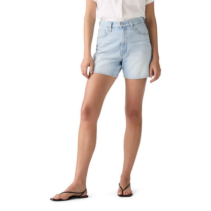 Levi's Women's Cinch Mid-Thigh Short, (New) Abraided Art (Non Stretch), 32