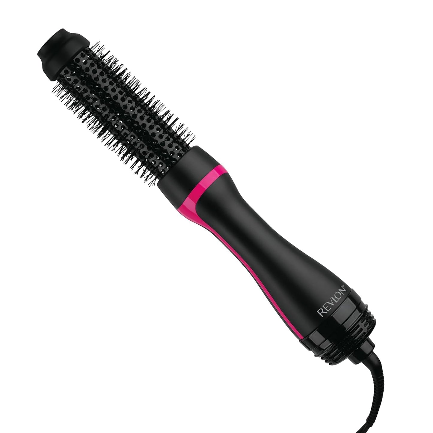 Revlon RVDR5292F One-Step™ Root Booster with Ionic Technology, 1.5 Inch Round Brush Ionic Hair Dryer, Hair Styler, 3 Heat/Speed Settings, Travel Friendly, All Hair Types, Less Frizz, Shiny Hair, Black - Available at All In One Marketplace Canada