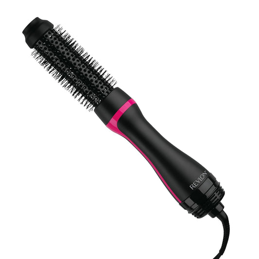 Revlon RVDR5292F One-Step™ Root Booster with Ionic Technology, 1.5 Inch Round Brush Ionic Hair Dryer, Hair Styler, 3 Heat/Speed Settings, Travel Friendly, All Hair Types, Less Frizz, Shiny Hair, Black - Available at All In One Marketplace Canada