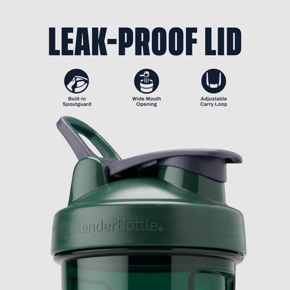 BlenderBottle Shaker Bottle Pro Series Perfect for Protein Shakes and Pre Workout, 28-Ounce, Full-Color Green BlenderBottle