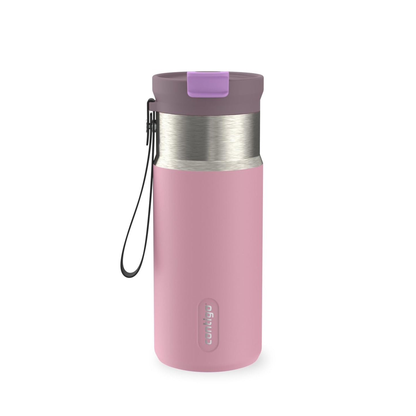 Contigo DualSip 16 oz Compact Water Bottle w/ 2-Way Lid (Drink from Straw or Spout) | Vacuum-Insulated Stainless Steel for Cold Drinks | 100% Leakproof | BPA & Lead-Free | Dishwasher Safe 🍁 All In One Marketplace Canada