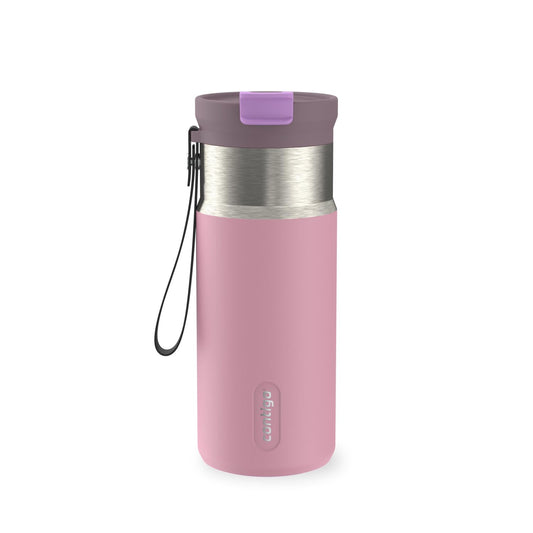 Contigo DualSip 16 oz Compact Water Bottle w/ 2-Way Lid (Drink from Straw or Spout) | Vacuum-Insulated Stainless Steel for Cold Drinks | 100% Leakproof | BPA & Lead-Free | Dishwasher Safe 🍁 All In One Marketplace Canada Contigo