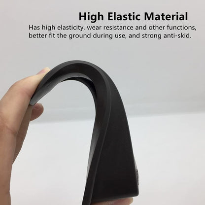 Heavy Duty Rubber Door Stoppers，Door Wedge for Residential and Commercial Use，Multi Floor Doorstop Ensures Tight Fit for Gaps，Residential and Commercial Use, Black - Available at All In One Marketplace Canada