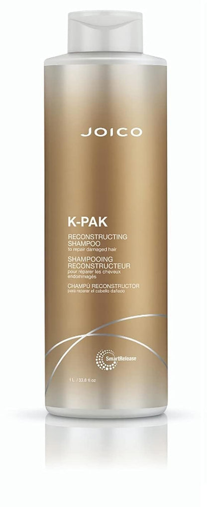 Joico K-Pak Reconstructing Shampoo, to Repair Damage, Cleansing and Conditioning, Detangles, Moisturize with Keratin, Sulfate Free Joico