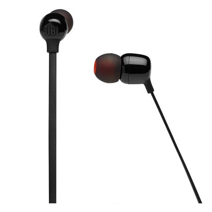 JBL Tune 125 - Bluetooth Wireless in-Ear Headphones with 3-Button Mic/Remote and Flat Cable - Black JBL