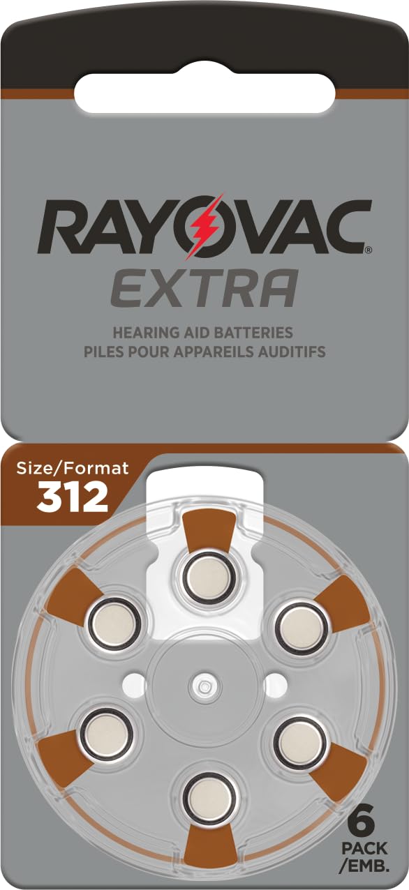 RAYOVAC® Extra Size 312 Hearing Aid Batteries (60 Batteries) - Available at All In One Marketplace Canada