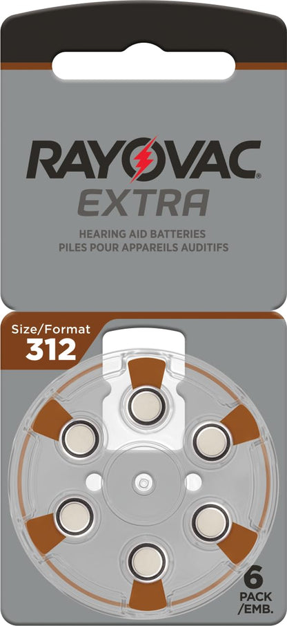 RAYOVAC® Extra Size 312 Hearing Aid Batteries (60 Batteries) - Available at All In One Marketplace Canada