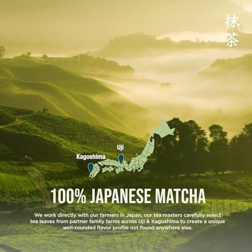 Jade Leaf Organic Ceremonial Grade Matcha Green Tea Powder - Pure Japanese First Harvest 30g Tin