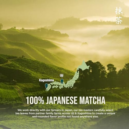 Jade Leaf Organic Ceremonial Grade Matcha Green Tea Powder - Pure Japanese First Harvest 30g Tin