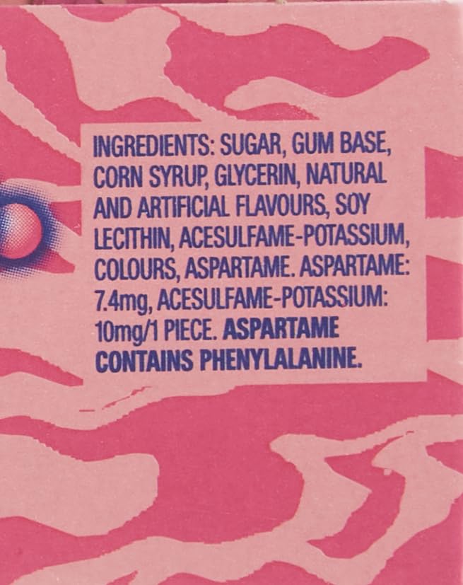 Hubba Bubba Outrageous Original Bubble Gum – 18 Packs of 5 Pieces
