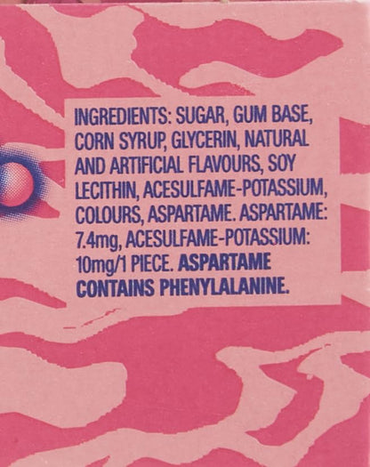 Hubba Bubba Outrageous Original Bubble Gum – 18 Packs of 5 Pieces