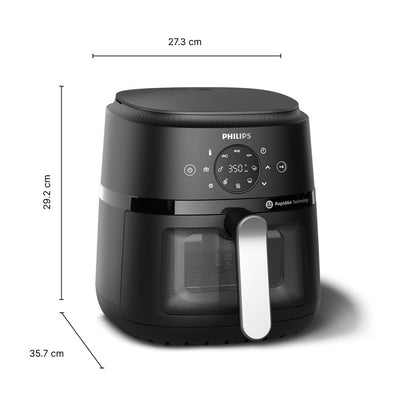 Philips 2000 Series Airfryer, RapidAir Technology, 13-in-1 Ways to Cook, 4.2L Capacity, Healthier Meals Up to 90% Less Fat, Easy to Clean, Dishwasher Safe, Touchscreen Control, HomeID App (NA221/00) - Available at All In One Marketplace Canada