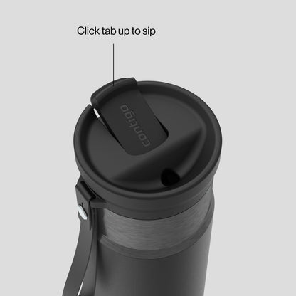 Contigo SnapSeal 24 oz Water Bottle w/Carry Strap & Reusable Straw | Vacuum-Insulated Stainless Steel for Hot & Cold Drinks | Spill-Proof Lid | BPA & Lead-Free | Dishwasher Safe 🍁 All In One Marketplace Canada