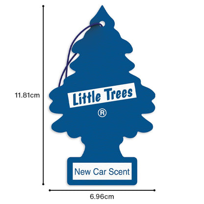 LITTLE Air Fresheners Car Air Freshener. Hanging Tree Provides Long Lasting Scent for Auto or Home. New Car Scent, 24 Air Fresheners