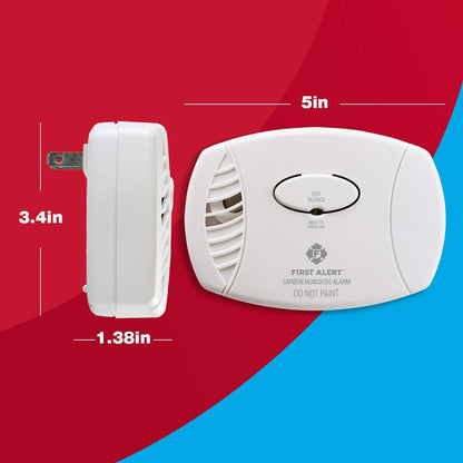 First Alert CO605A Carbon Monoxide Plug-In Alarm with Battery Backup