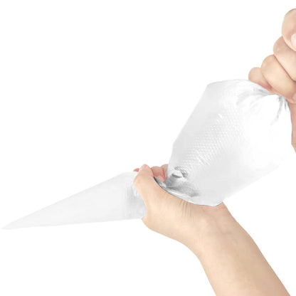 AMBESTAR 24 Inch Extra Large Piping Bags, Thickened 100Pcs/Set Disposable Clear Plastic Icing Piping Bags, Food Grade for Dessert, Cupcake, Pastry, Candy Decorating, Cookies, Cake Decoration 🍁 All In One Marketplace Canada