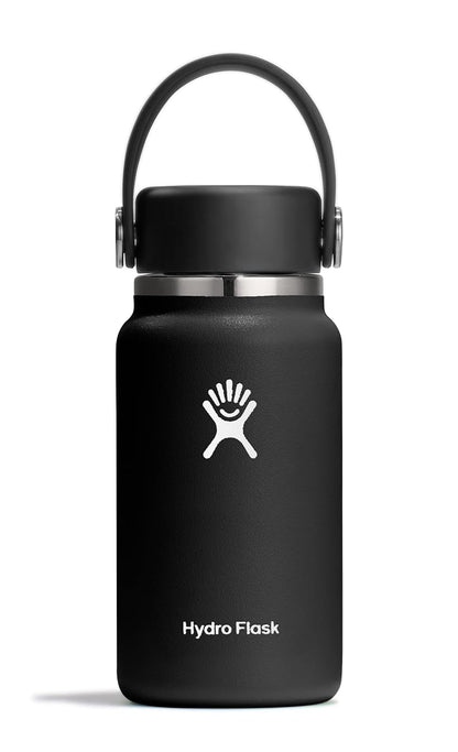 Hydro Flask Micro Bottle - Leak Proof Purse or Pocket Flask - Insulated Mini Water Bottle 6.7 Oz Black 🍁 All In One Marketplace Canada
