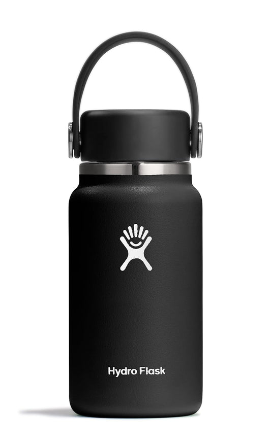 Hydro Flask Micro Bottle - Leak Proof Purse or Pocket Flask - Insulated Mini Water Bottle 6.7 Oz Black 🍁 All In One Marketplace Canada Hydro Flask