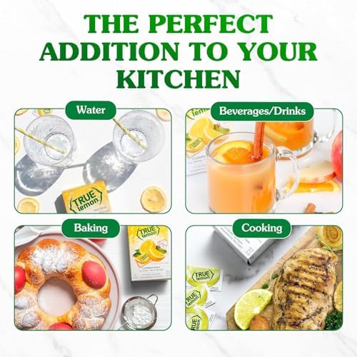 True Lemon & Lime Water Enhancer - Sugar-Free, Zero Calorie Citrus Packets (100 Count Each Flavor)