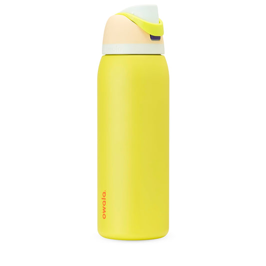 Bouteille d'eau isotherme en acier inoxydable Owala FreeSip avec paille, sans BPA, idéale pour les voyages, 40 oz, limonade citron-vert 🍁 All In One Marketplace Canada