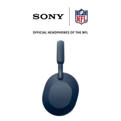 Sony WH-1000XM5 Wireless Industry Leading Noise Cancelling Headphones with Auto Noise Cancelling Optimizer, Crystal Clear Hands-Free Calling, and Alexa Voice Control, Midnight Blue Sony