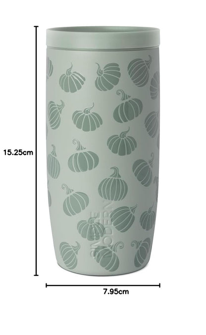 Tasse de voyage pour café Simple Modern Halloween, couvercle 360° | 475 ml | Citrouilles