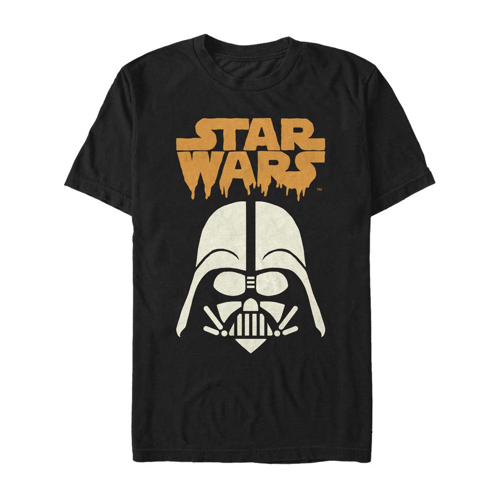 T-shirt pour homme STAR WARS sous licence officielle Halloween Vader Ghoul, noir, grande taille