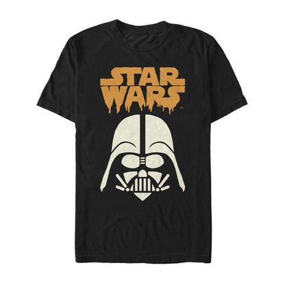 T-shirt pour homme STAR WARS sous licence officielle Halloween Vader Ghoul, noir, grande taille