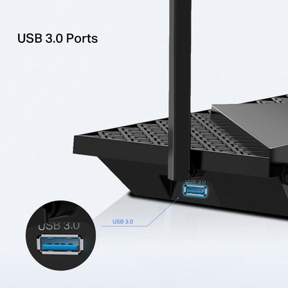 TP-Link AX5400 WiFi 6 Router (Archer AX72 Pro) - Multi Gigabit Wireless Internet Router, 1 x 2.5 Gbps Port, Dual Band, VPN Router, OFDMA, MU-MIMO, USB Port, WPA3, Compatible with Alexa 🍁 All In One Marketplace Canada