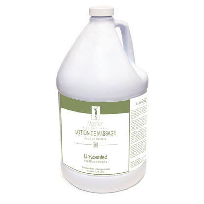 Master Massage Unscented Superior Grade Massage Lotion in 1 Gallon Bottles
