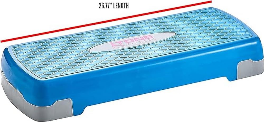 Tone Fitness Compact Aerobic Step Platform | Exercise Step Tone Fitness