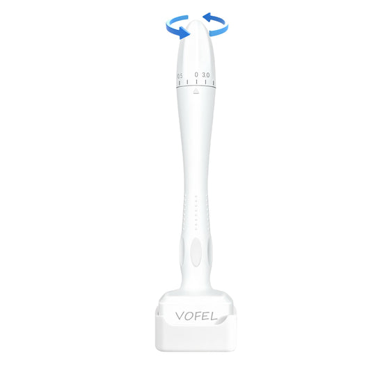 VOFEL Derma Stamp for Hair Growth 140 Microneedling Stamp Adjustable Derma Roller for Face 0-3mm Dermal Roller - SR Home Use (1PC) - Available at All In One Marketplace Canada