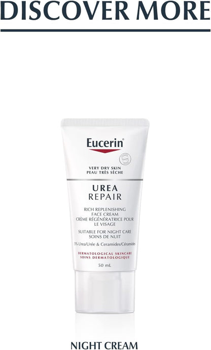 Eucerin Urea Repair Day Face Cream, 5% Urea, Non-Greasy, Dry Skin, 50mL 🍁 All In One Marketplace Canada