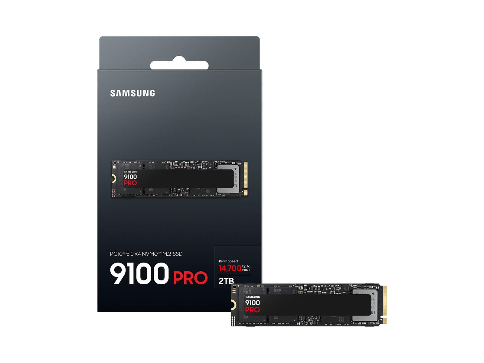 Samsung 9100 PRO Series - 2TB PCIe 5.0 x4, NVMe 2.0, M.2 Internal SSD, Up to 14,700MB/s, Fast Speed, Thermal Contorl, MZ-VAP2T0B/AM [Canada Version] Samsung
